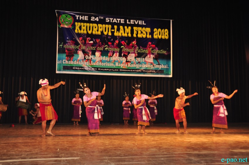 24th State Level Khurpui-Lam Festival 2018 at Chandrakriti Auditorium, Hapta Kangjeibung :: 26th May 2018
