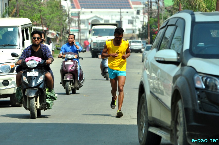 Day 5 : Marathon race as part of  Yaoshang Sports at Brahmapur Nahabam :: March 06 2018