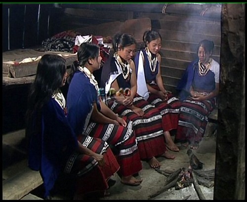Girls' Dormitory or Luchu : Scene from 'The Zeliangrongs'