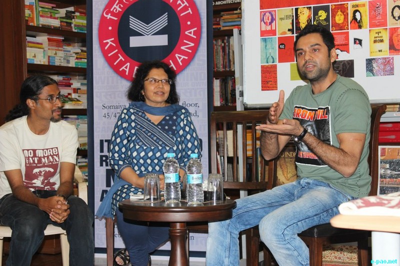 Book launch of 'Iron Irom, Two Journeys' by Minnie Vaid at Kitab Khana, Mumbai :: 08 March 2013