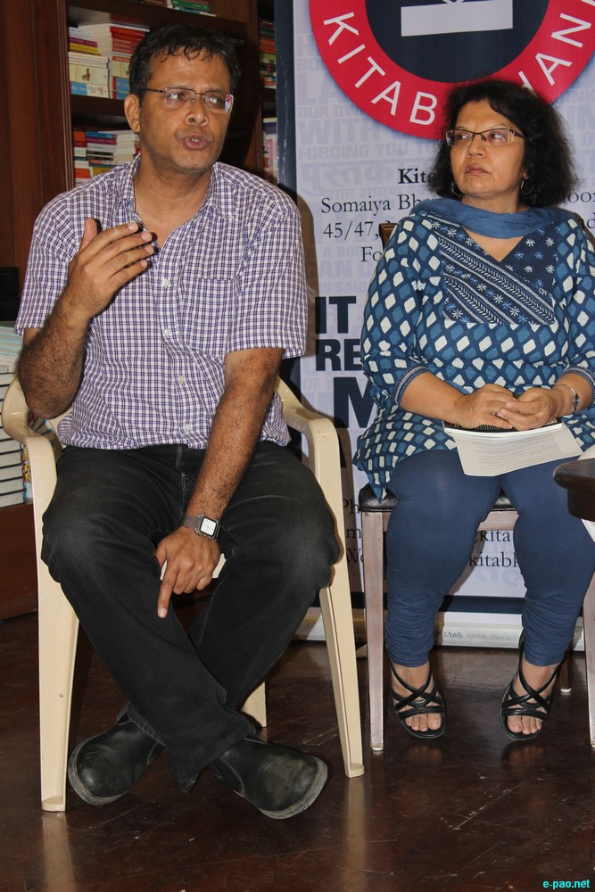 Book launch of 'Iron Irom, Two Journeys' by Minnie Vaid at Kitab Khana, Mumbai :: 08 March 2013
