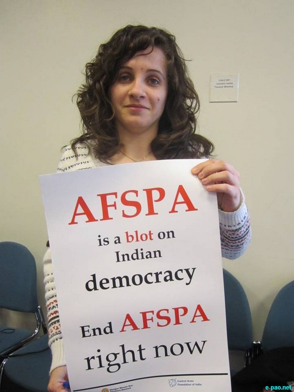 AFSPA at United Nations in New York ::  4th - 15th March 2013