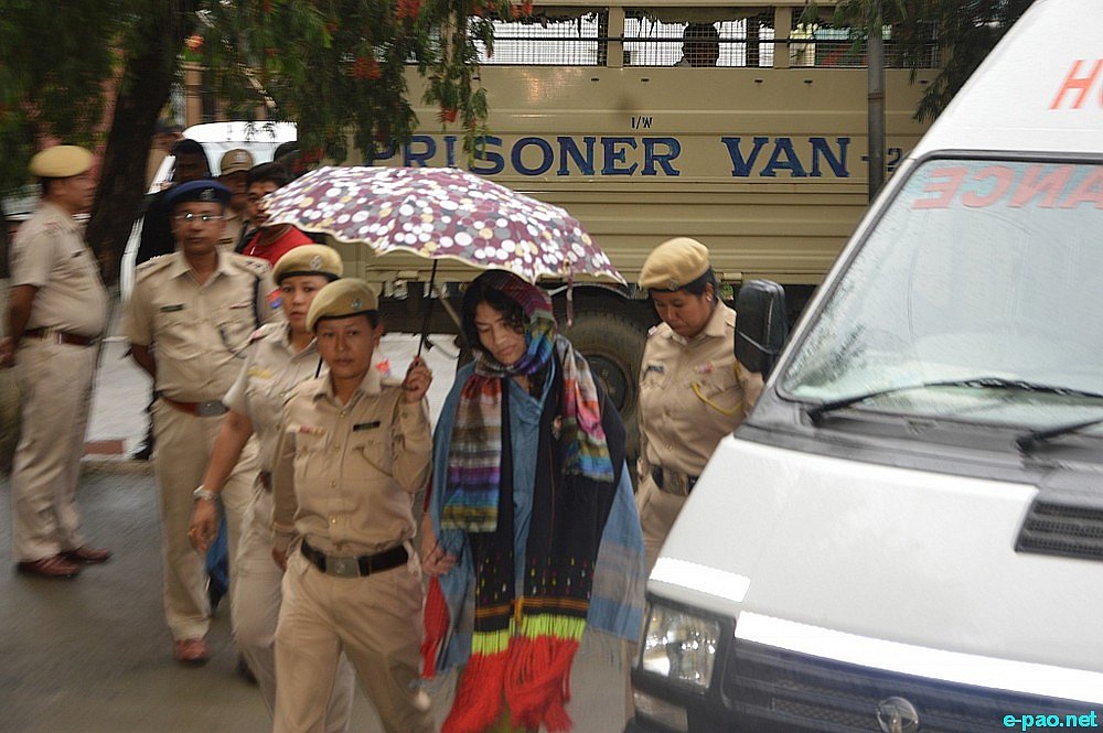 Irom Chanu Sharmila in the court of Chief Judicial Magistrate, Imphal West :: August 23 2016