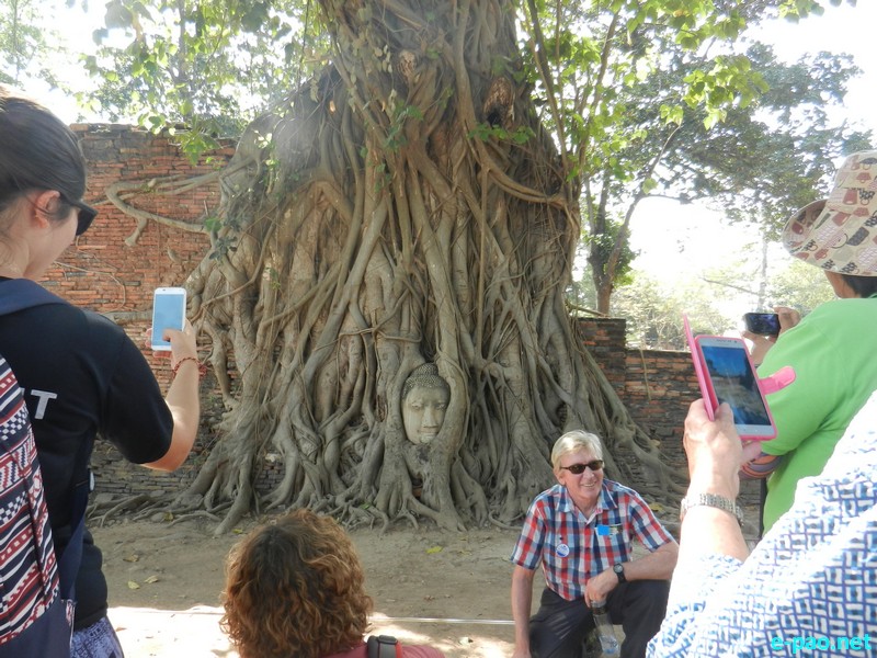 A visit to the ancient city of Ayutthaya in Thailand :: March 2016