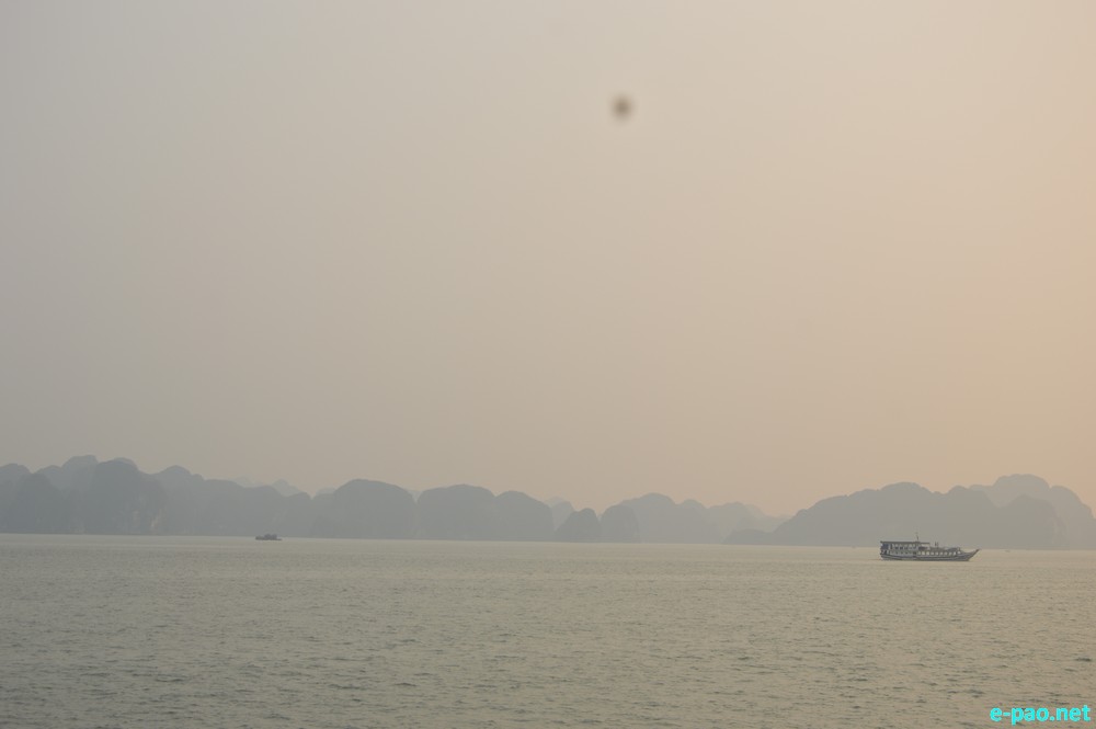 Ha Long Bay (UNESCO World Heritage Site ) is located in northeastern Vietnam  :: May 2016