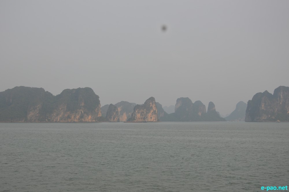 Ha Long Bay (UNESCO World Heritage Site ) is located in northeastern Vietnam  :: May 2016