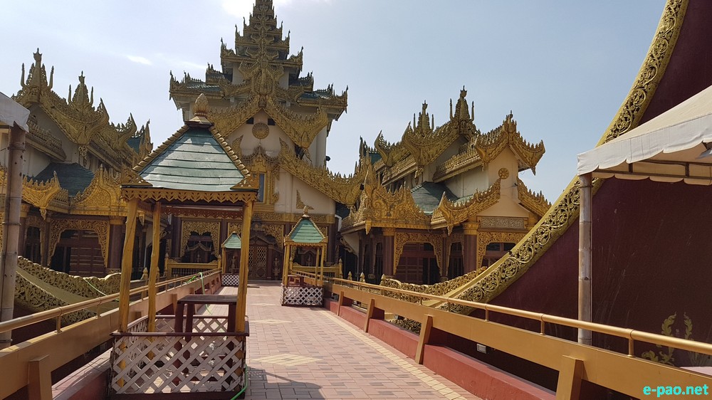 Shwedagon Pagoda in Yangon , Myanmar as seen in the last week of March 2017