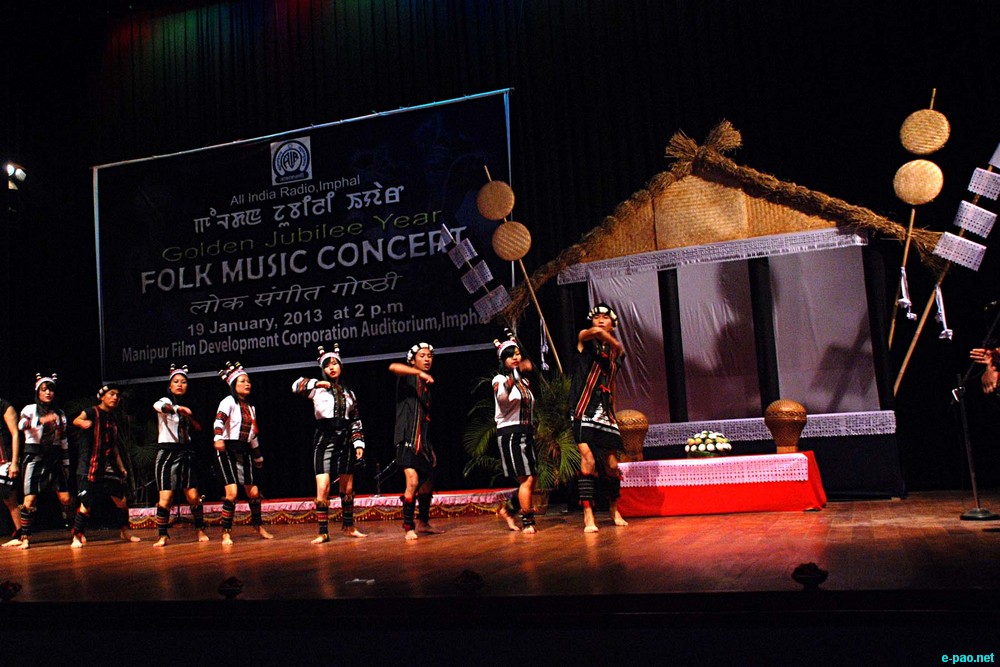 Folk Music Concert in connection with Golden Jubilee year of AIR Station Imphal :: 19th January 2013