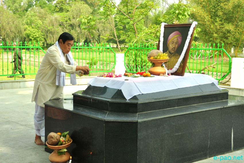 166th Death Anniversary of Maharaj Narasing - Observance at Kangla :: 11 April 2016