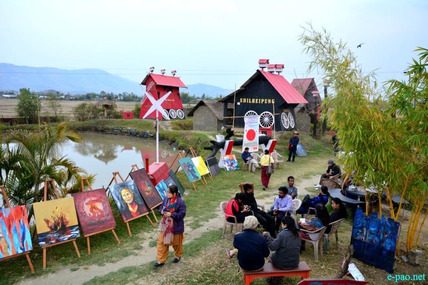 2nd Mix Media Festival National Art exhibition at Shilheipung, Imphal :: 5th March 2017