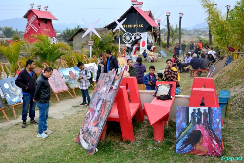 2nd Mix Media Festival National Art exhibition at Shilheipung, Imphal :: 5th March 2017