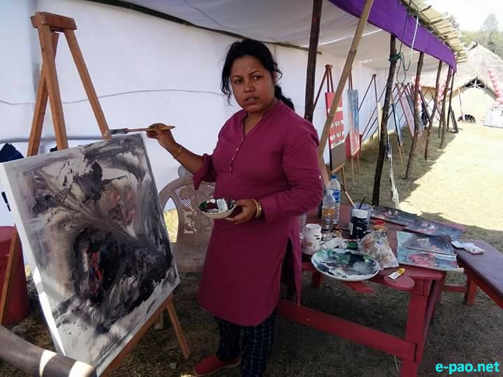 2nd Mix Media Festival National Art exhibition at Shilheipung, Imphal :: 5th March 2017