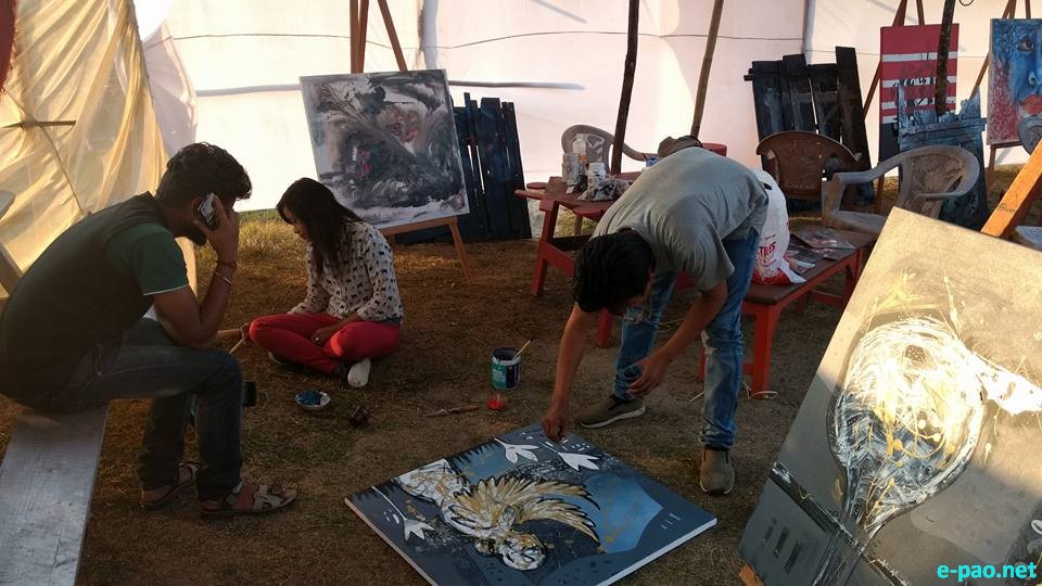 2nd Mix Media Festival National Art exhibition at Shilheipung, Imphal :: 5th March 2017