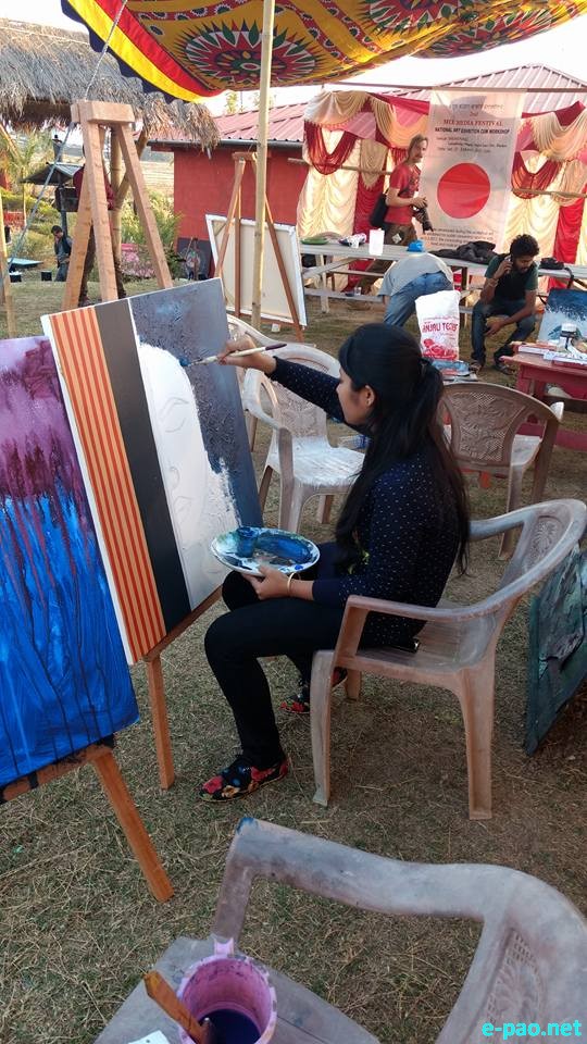 2nd Mix Media Festival National Art exhibition at Shilheipung, Imphal :: 5th March 2017