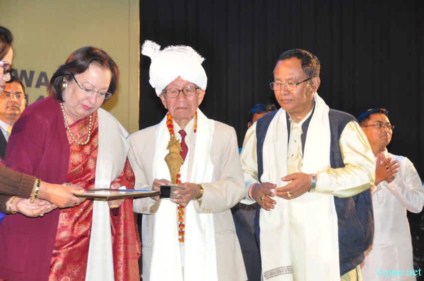 Manipur State Kala Akademi Award, 2014 at Maharaja Chandrakiriti Auditorium , Palace Compound :: 28th January 2018   