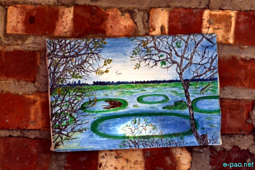 Glass Painting : By Khusbu Sorokhaibam of Naoremthong, Imphal :: Last week of December 2019