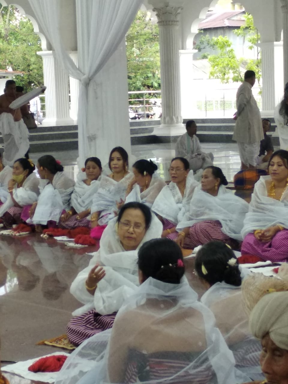 Offering of music by Jalakeli Pala at Sri Sri Govindajiu Temple on Buddha Purnima, Royal Palace, Imphal :: 16 May 2022