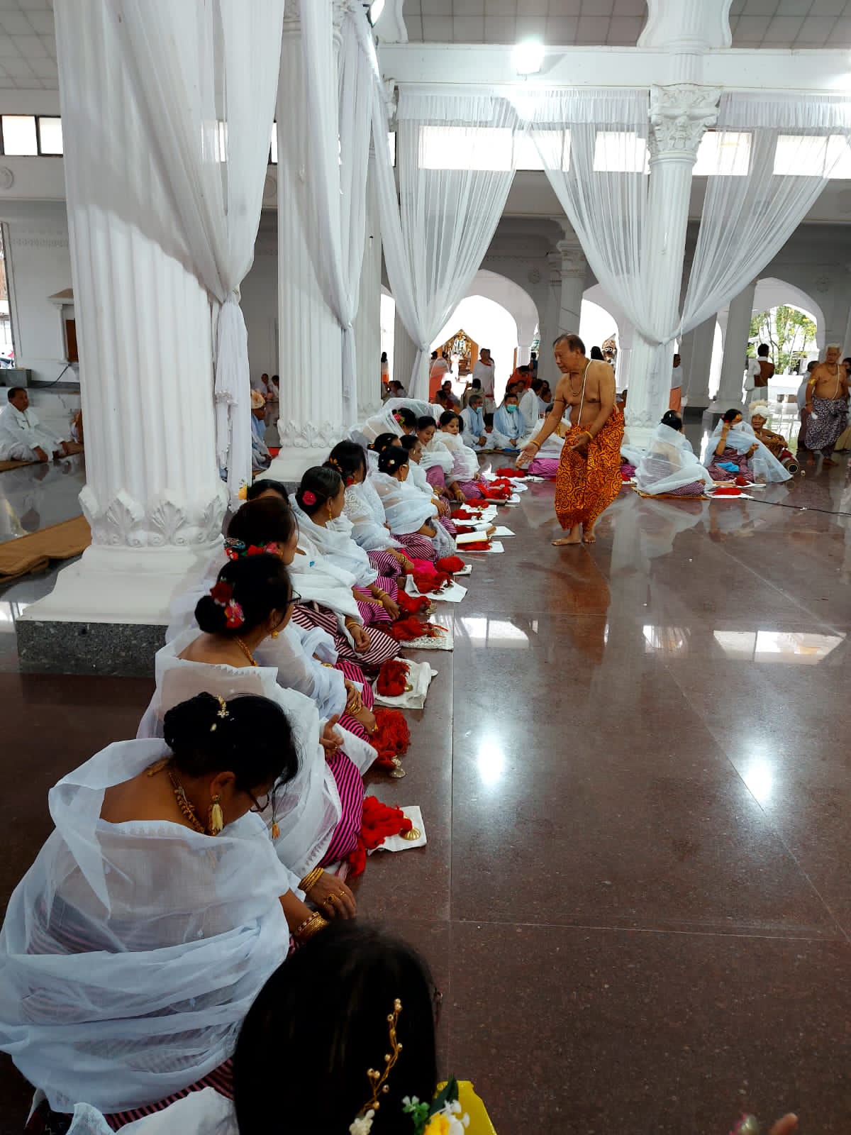Offering of music by Jalakeli Pala at Sri Sri Govindajiu Temple on Buddha Purnima, Royal Palace, Imphal :: 16 May 2022