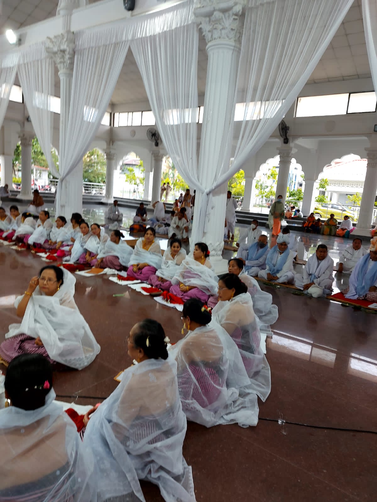 Offering of music by Jalakeli Pala at Sri Sri Govindajiu Temple on Buddha Purnima, Royal Palace, Imphal :: 16 May 2022
