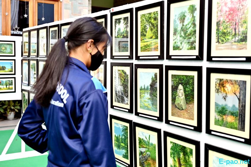 Art Exhibition: Colours of Pandemic by Rajkumar Budhimanta at RKCS Art Museum, Keishamthong : 30th January 2023