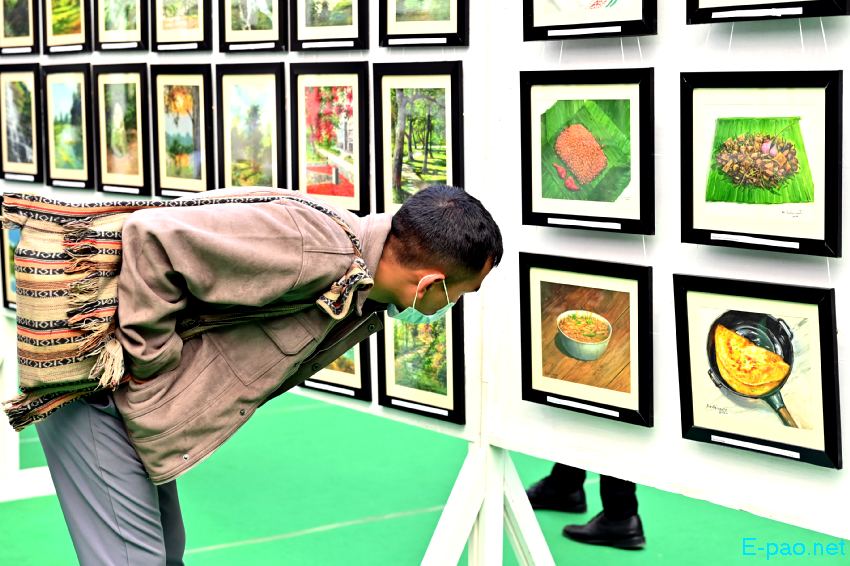 Art Exhibition: Colours of Pandemic by Rajkumar Budhimanta at RKCS Art Museum, Keishamthong : 30th January 2023