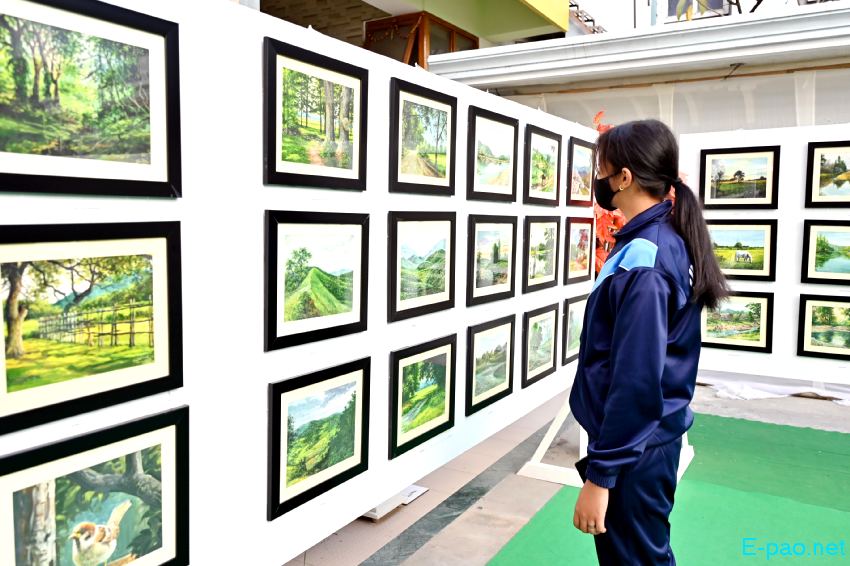 Art Exhibition: Colours of Pandemic by Rajkumar Budhimanta at RKCS Art Museum, Keishamthong : 30th January 2023