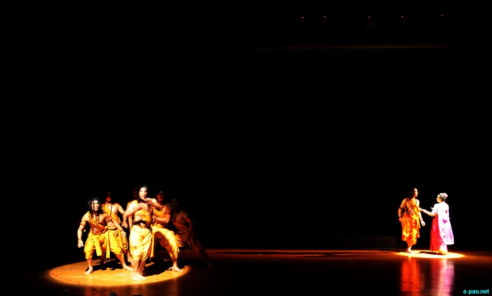 Bidai Abhishap (Dance Drama)  :  Festival of Manipuri Dance and Music in Chandigarh :: 16-17th February, 2013