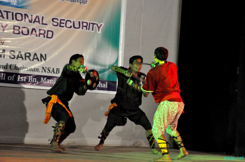 Thang Ta : Cultural Programme hosted by Gaikhangam (Dy CM) in honour of Sub-Group of National Security Advisory Board :: May 16 2013