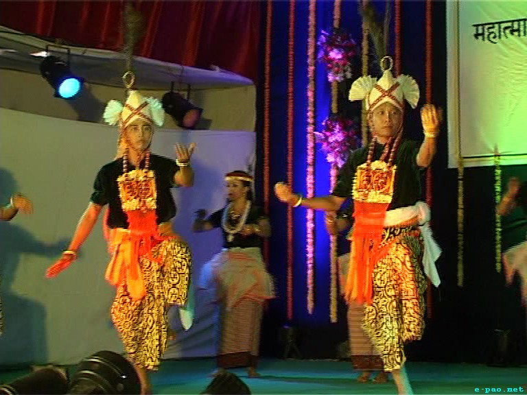 Manipuri Cultural Dance on 11th Foundation Day of Mahatma Gandhi International Hindi University, Wardha :: 29th December 2011