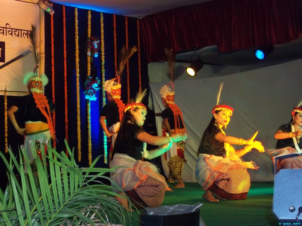 Manipuri Cultural Dance on 11th Foundation Day of Mahatma Gandhi International Hindi University, Wardha :: 29th December 2011