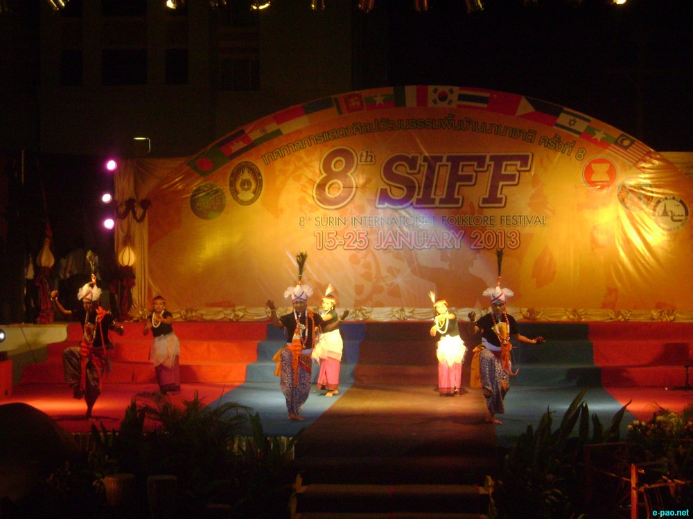 Thougal Jagoi from Manipur at 8th Surin International Folklore Festival 2013 at Surin, Thailand :: January 16 2013