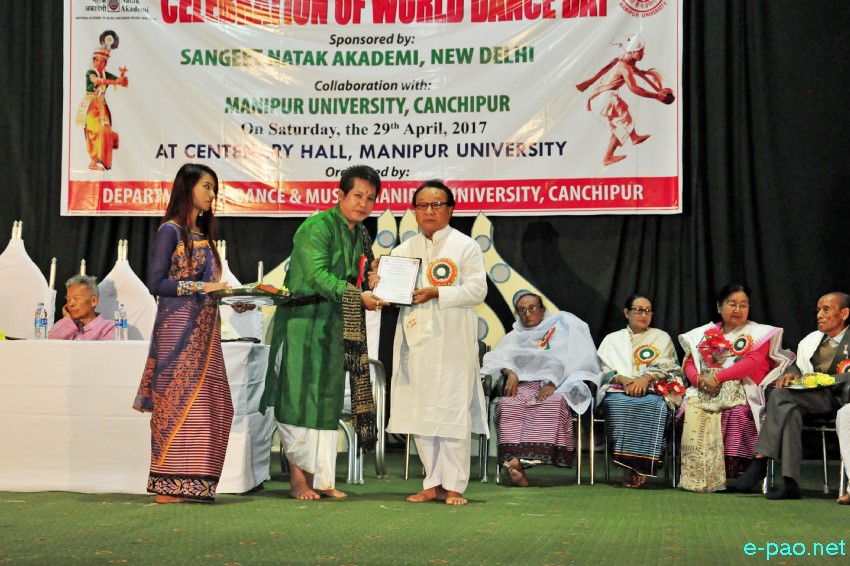 Celebration of World Dance Day at Centenary Hall, Manipur University :: April 29 2017
