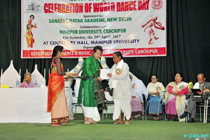 Celebration of World Dance Day at Centenary Hall, Manipur University :: April 29 2017