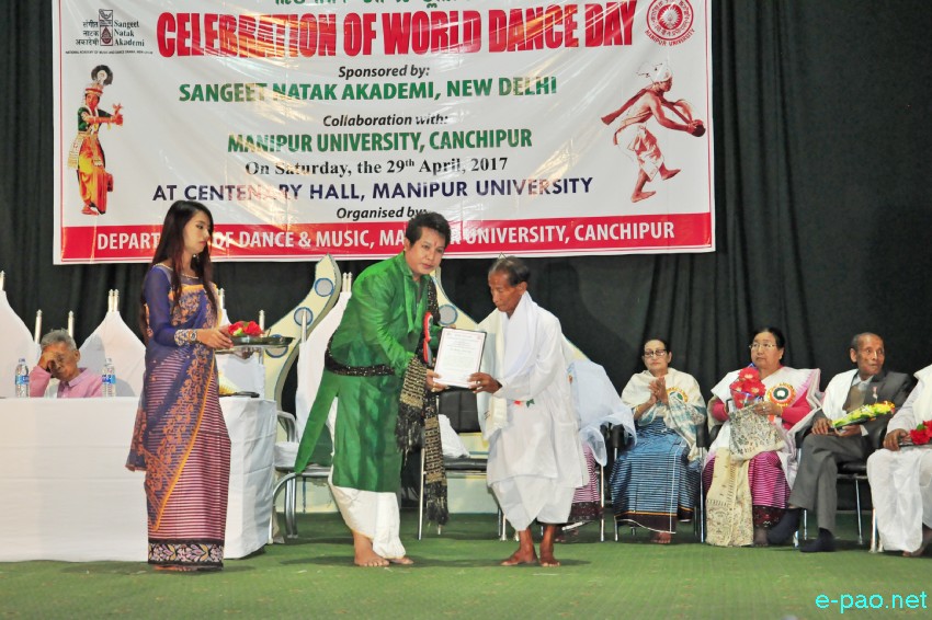 Celebration of World Dance Day at Centenary Hall, Manipur University :: April 29 2017