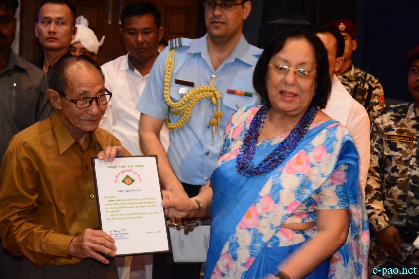 Manipur University of Culture : Foundation Day at  MFDC auditorium - Award Ceremony :: 12th August 2017