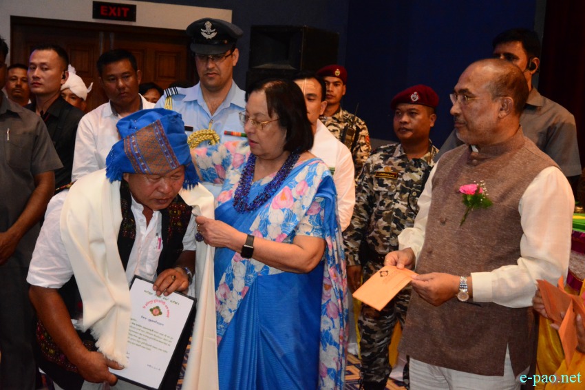 Manipur University of Culture : Foundation Day at  MFDC auditorium - Award Ceremony :: 12th August 2017