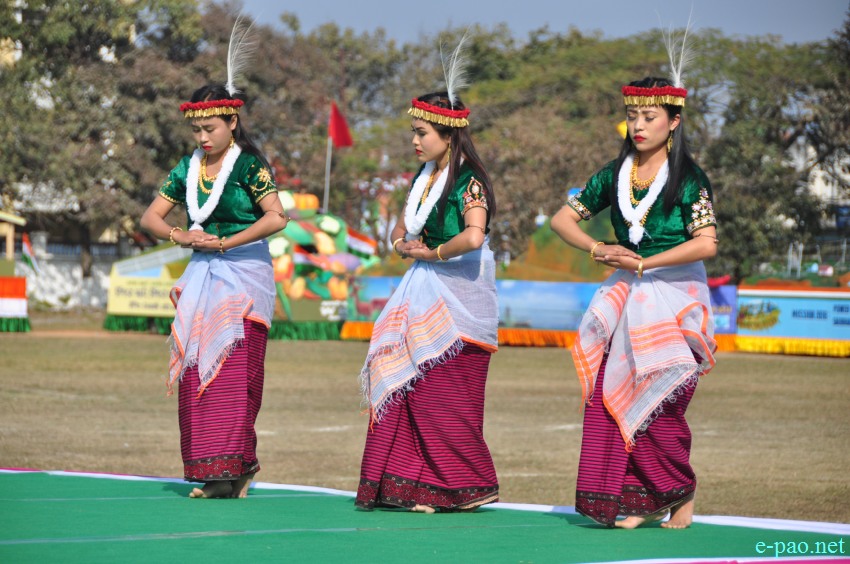 Folk Dance Festival at 'Beating of the Retreat ceremony' of 69th Republic Day :: 27th January 2018