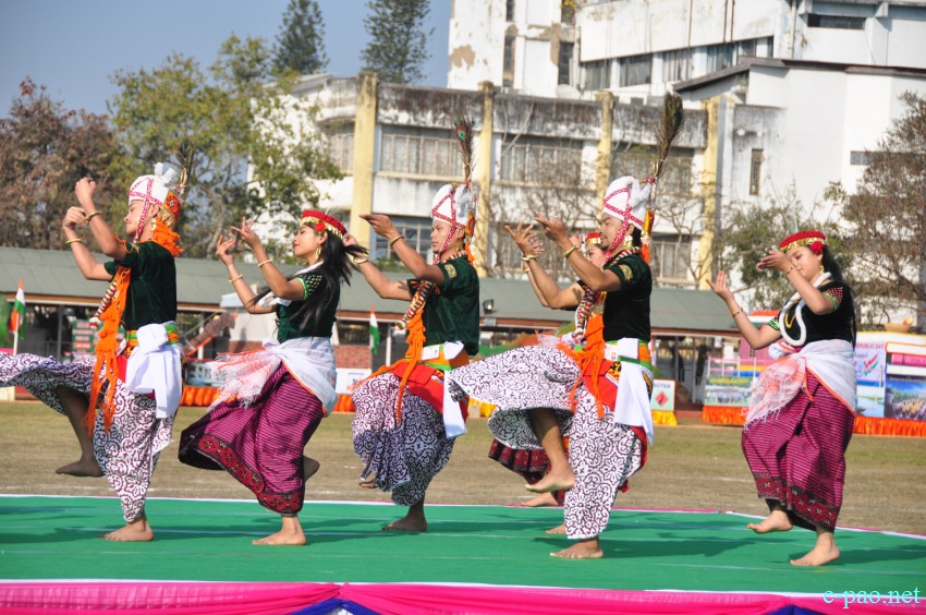 Folk Dance Festival at 'Beating of the Retreat ceremony' of 69th Republic Day :: 27th January 2018