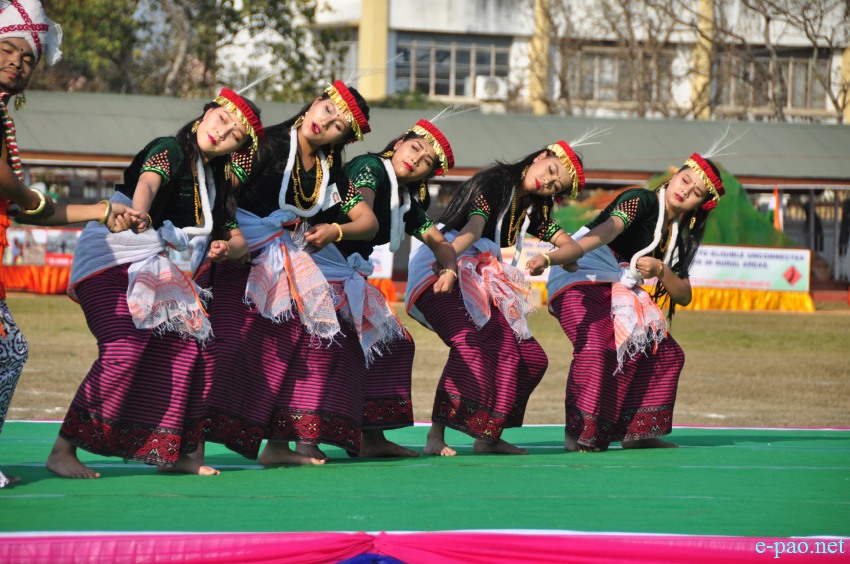 Folk Dance Festival at 'Beating of the Retreat ceremony' of 69th Republic Day :: 27th January 2018