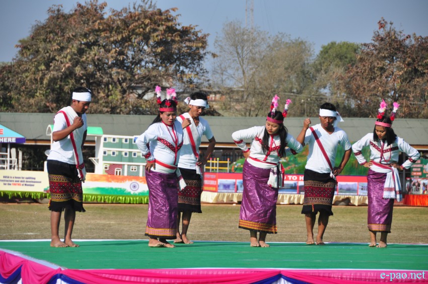 Folk Dance Festival at 'Beating of the Retreat ceremony' of 69th Republic Day :: 27th January 2018