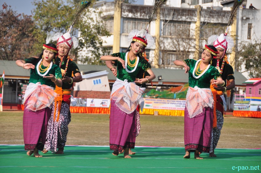 Folk Dance Festival at 'Beating of the Retreat ceremony' of 69th Republic Day :: 27th January 2018