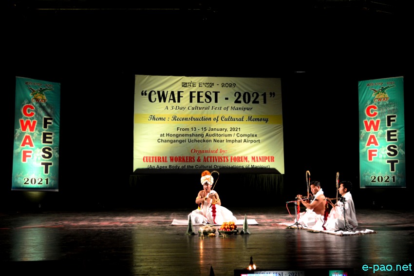 3 Days Cultural Fest of Manipur at Homnengshang Auditorium at Changangei Ucheckon :: 15 January 2021