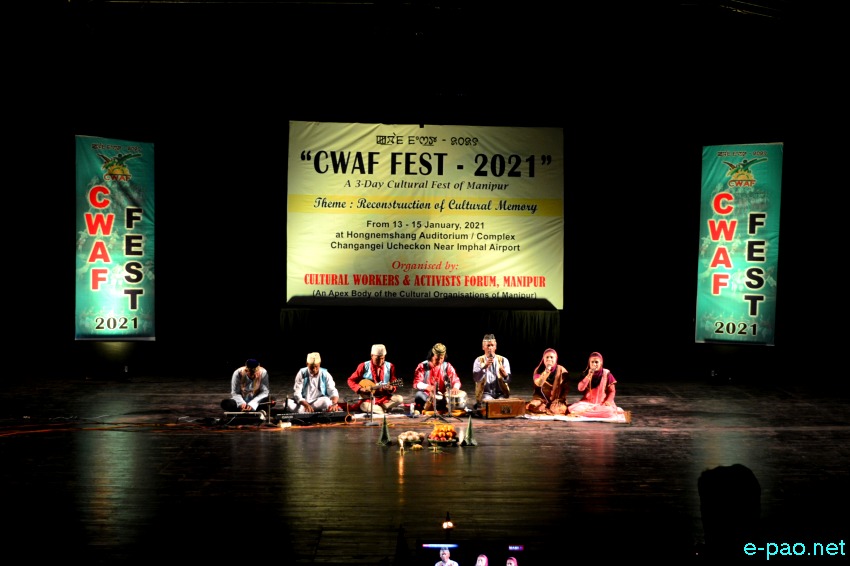 3 Days Cultural Fest of Manipur at Homnengshang Auditorium at Changangei Ucheckon :: 15 January 2021