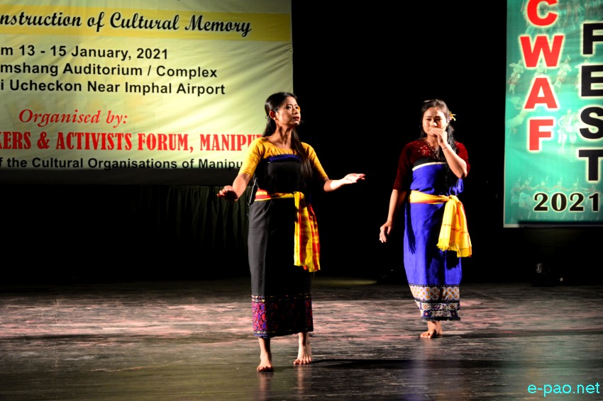 3 Days Cultural Fest of Manipur at Homnengshang Auditorium at Changangei Ucheckon :: 15 January 2021