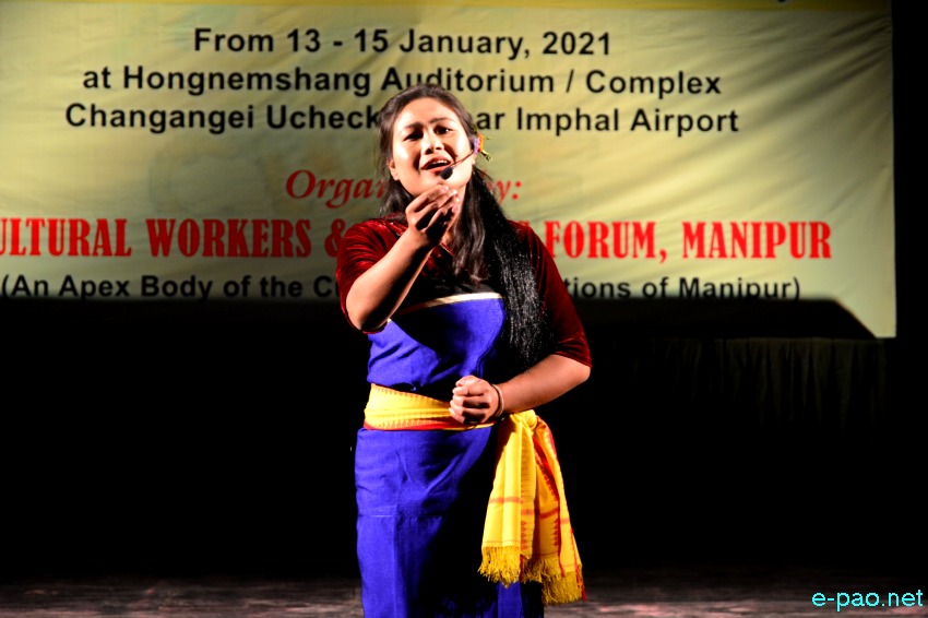 3 Days Cultural Fest of Manipur at Homnengshang Auditorium at Changangei Ucheckon :: 15 January 2021