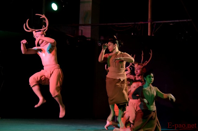 Natambakta : A Choreographic play by artiste, gurus and students of JNMDA at Imphal :: 29 April 2023