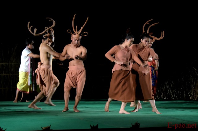 Natambakta : A Choreographic play by artiste, gurus and students of JNMDA at Imphal :: 29 April 2023