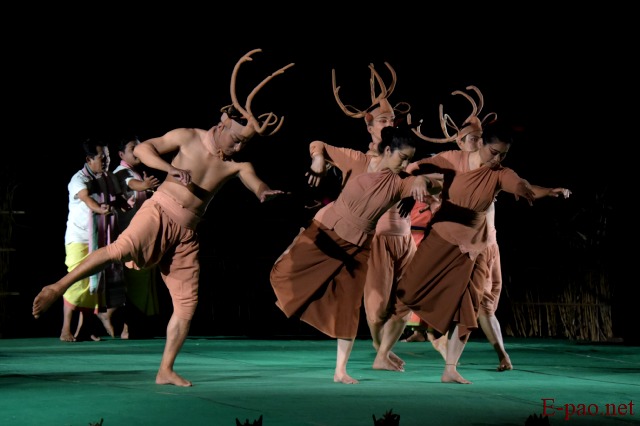 Natambakta : A Choreographic play by artiste, gurus and students of JNMDA at Imphal :: 29 April 2023