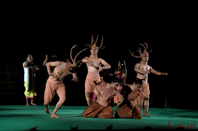 Natambakta : A Choreographic play by artiste, gurus and students of JNMDA at Imphal :: 29 April 2023