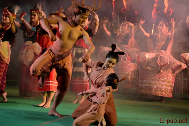 Natambakta : A Choreographic play by artiste, gurus and students of JNMDA at Imphal :: 29 April 2023